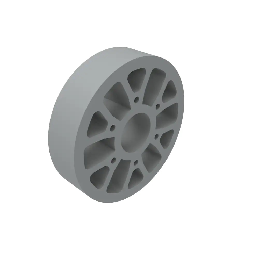 Straight Flex Wheel (4" OD x 1" WD, 1-1/8" ID, 45A)