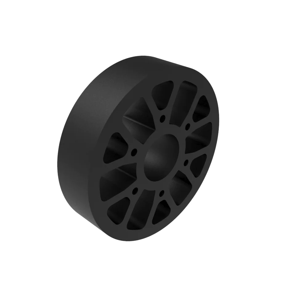 Straight Flex Wheel (4" OD x 1" WD, 1-1/8" ID, 60A)