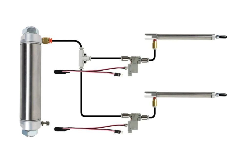 Pneumatics Kit 1 - Single Acting Cylinders Assembly